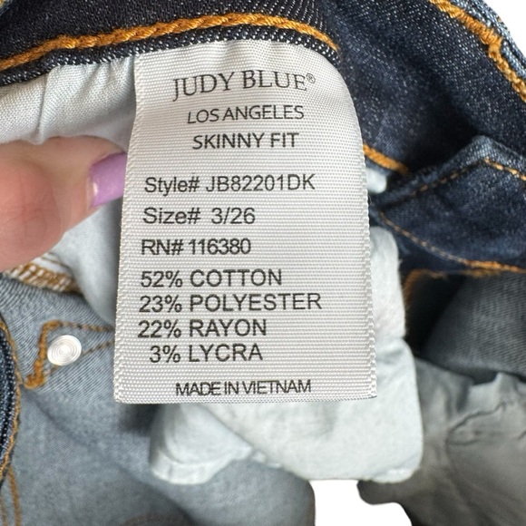 Judy Blue Dark Wash Jeans - Picture 8 of 8